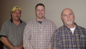 Fab Masters announces new Production Management Staff from left Ed Durbin Logistics Expediting Manager, Brian Phillips Production Manager, and Carl Anderson Shift Supervisor.