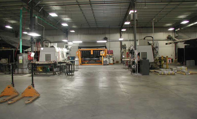 Inside photo of our aluminum weld shop for FabMasters